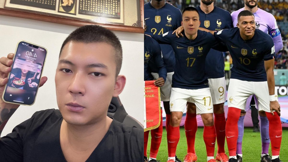 ▲鳳梨終於押中世足賽果，聲稱是姆巴佩打給他的。（圖／翻攝自鳳梨吳泓逸臉書）