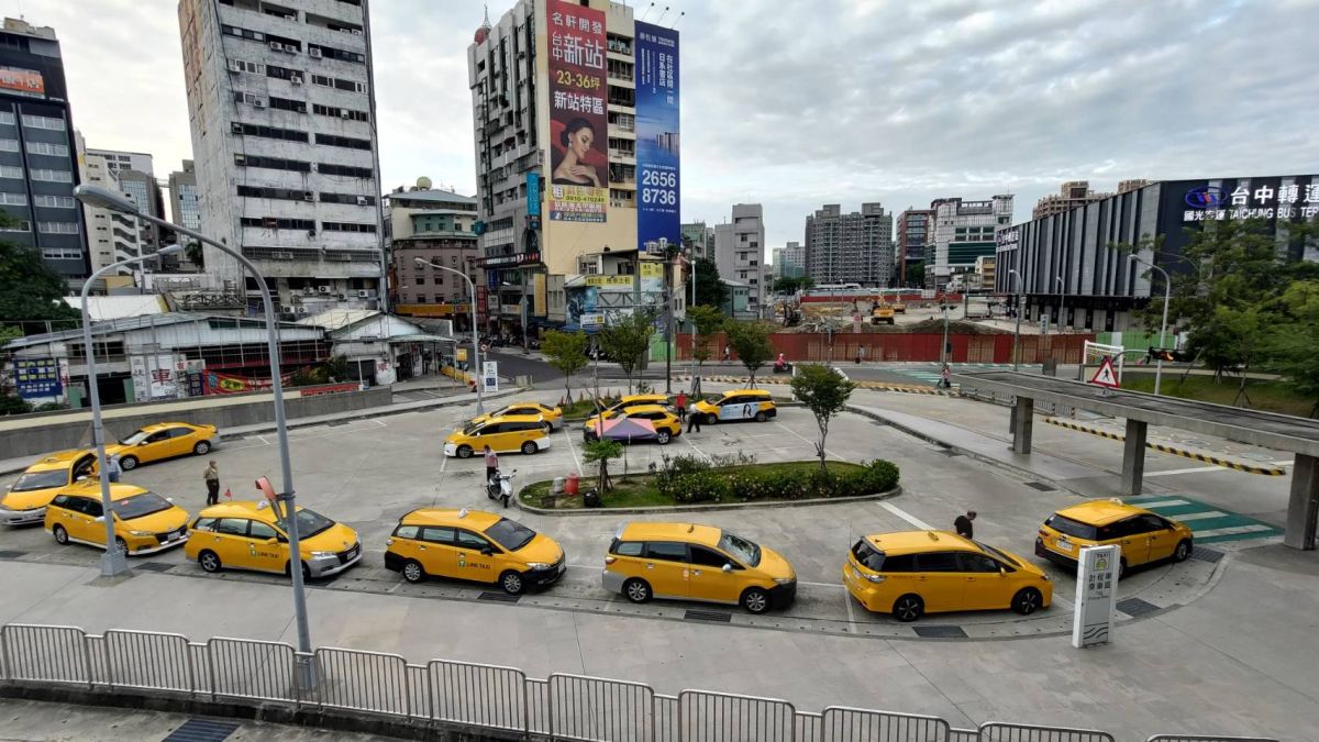 ▲台中市設置116處計程車招呼站共326格排班格位(圖／交通局提供2022.12.18)