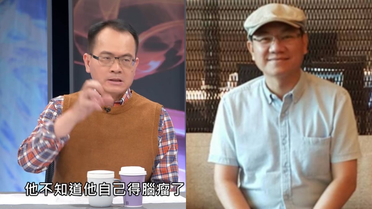 ▲鄭弘儀（左）曝好友陳立宏生前異狀。（圖／翻攝自新聞挖挖哇YT、陳立宏臉書）