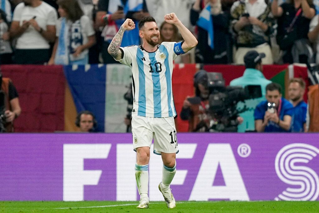 ▲梅西的12碼罰球幫助阿根廷破蛋（圖／美聯社／達志影像）