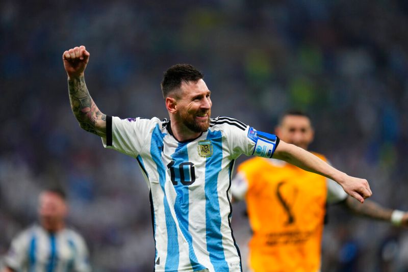 ▲梅西(Lionel Messi)率領阿根廷奪下2022卡達世界盃冠軍。（圖／美聯社／達志影像）