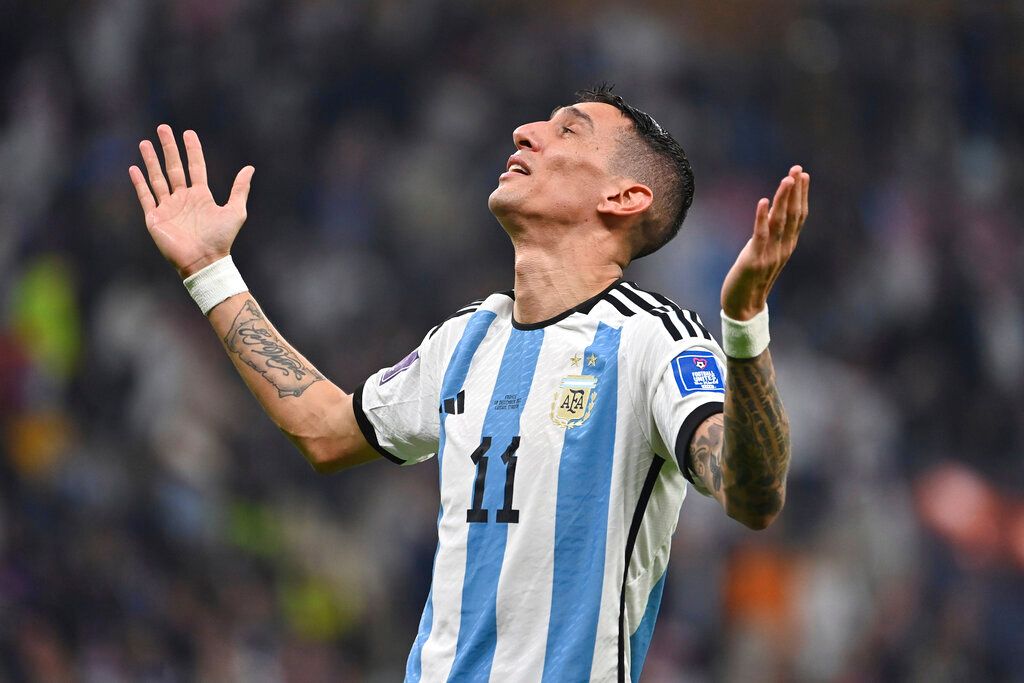 ▲阿根廷隊11號球星「天使」Angel Di Maria。（圖／美聯社／達志影像）