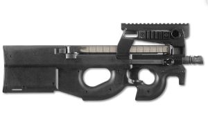 ▲國外研發P90衝鋒槍以供後勤兵員使用，這些特業兵種可以專心執行特業任務。（圖／翻攝自FN槍廠）