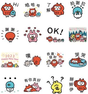 ▲免費貼圖「陪你度過每一天!晴天P莉 × J客的日常」。(圖/取自LINE) ▲免費貼圖「陪你度過每一天!晴天P莉 × J客的日常」。(圖/取自LINE)