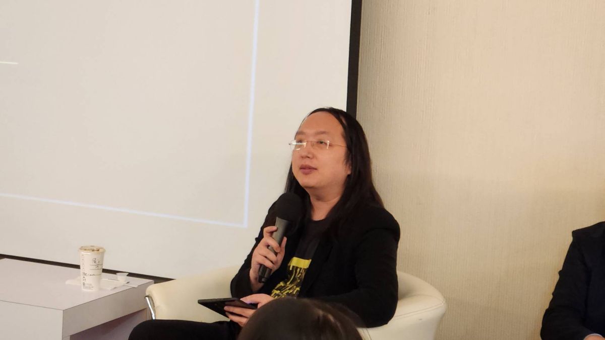 ▲數位部長唐鳳今（20）日表示，媒體議價若立法，數位部不會拒絕做立法的主管機關，但不會變成新聞業的主管機關。（圖／記者李琦瑋攝，2022.12.20）