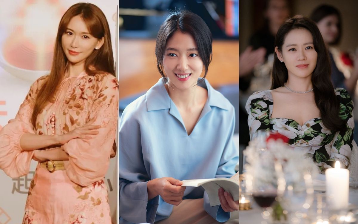 ▲林志玲（左起）、朴信惠、孫藝真今年都升格當媽，巧的是都是生下兒子。（圖／林志玲臉書、Netflix）