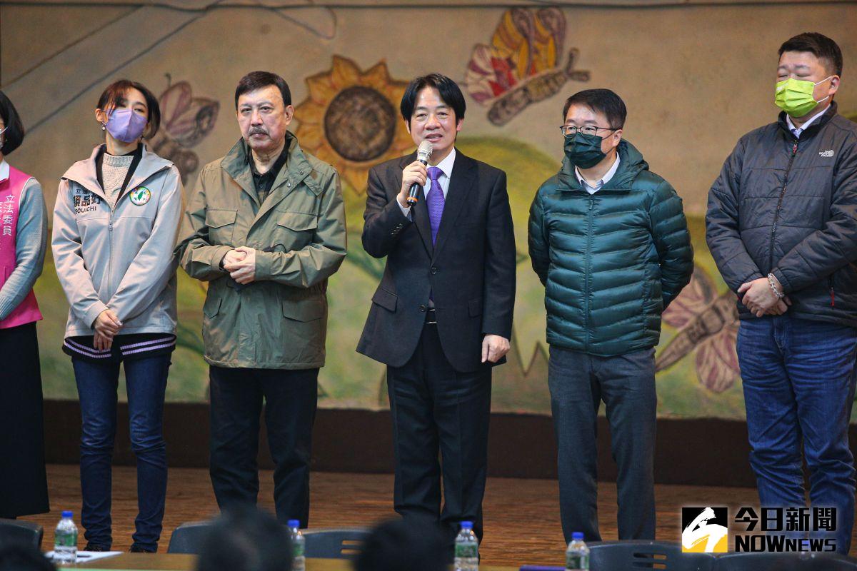 ▲民進黨1126慘敗後，僅賴清德直接面對群眾、傾聽民意。（圖／記者葉政勳攝，2022.12.21）