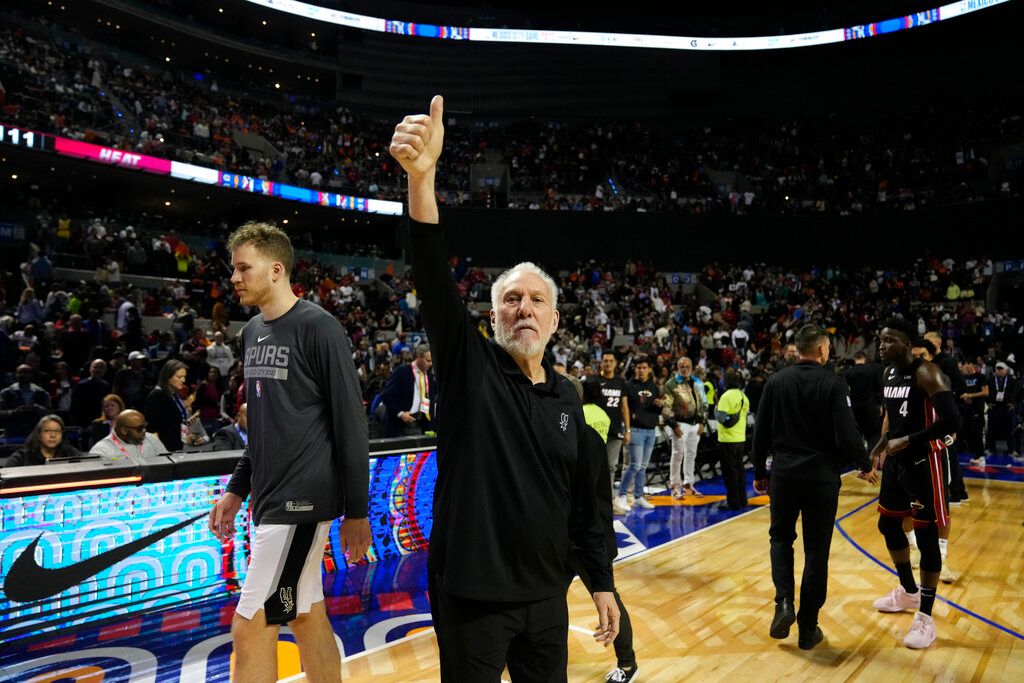 ▲馬刺傳奇教頭Gregg Popovich成2023名人堂候選人（圖／美聯社／達志影像）