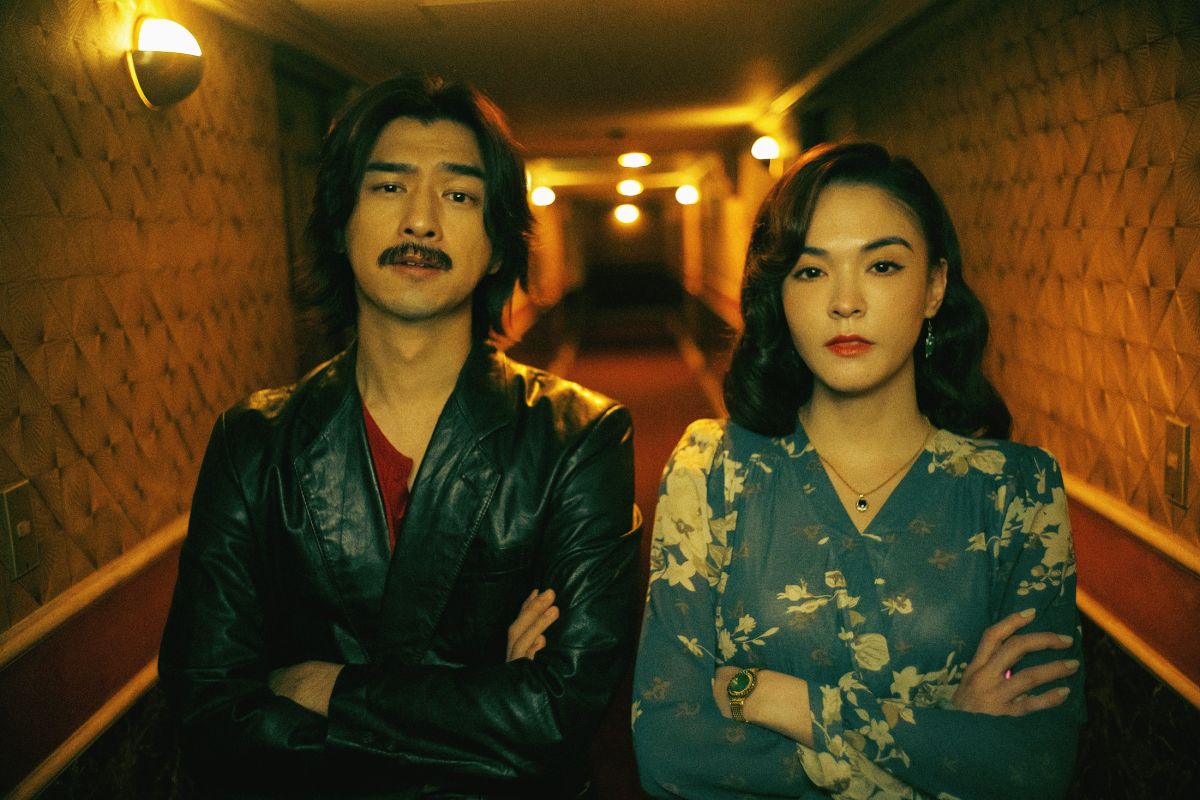 ▲《鬼才之道》陳柏霖（左）、張榕容合作演出扮鬼。（圖／牽猴子提供）