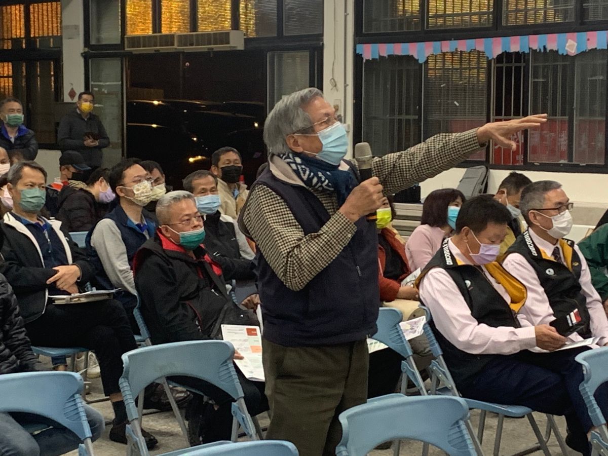 ▲健民國小「學校更名推動小組」日前召開社區公聽會，聽取各界意見(圖／李天生服務處提供2022.12.22)