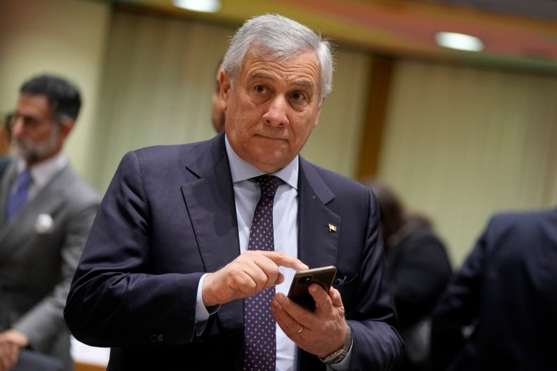 ▲義大利外交部長塔加尼（Antonio Tajani）21日首次公開支持台灣維持現狀。資料照。（圖／美聯社／達志影像）