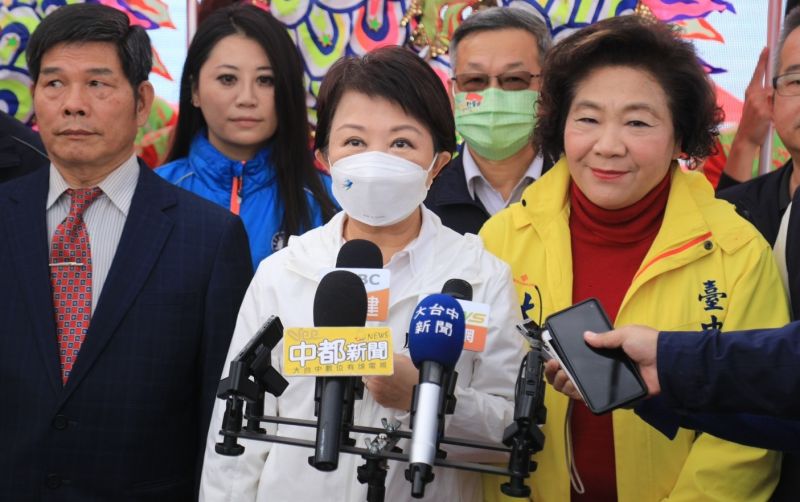 ▲台中市長盧秀燕表示,將借重王育敏的社福專業,強化弱勢與兒福青少年權益。(圖/台中市政府提供,2022.12.23)