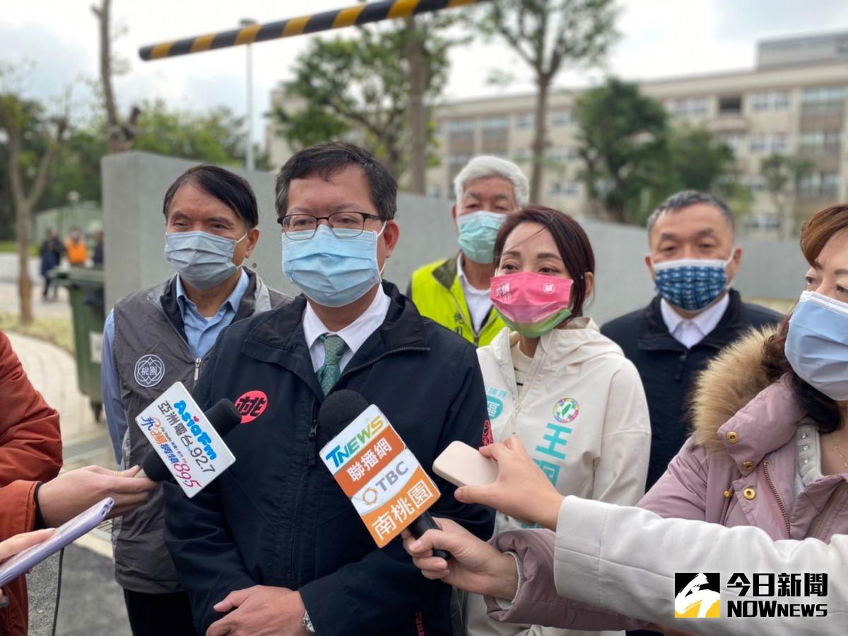 ▲鄭文燦表示，在第一線傾聽民意是必要的，主席藉由競選的過程知道基層民意所在，是件好事。（圖／李春台攝，2022.12.23）