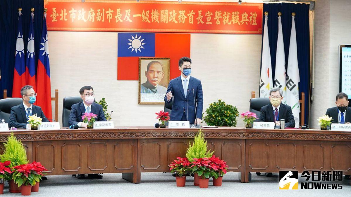 ▲台北市長蔣萬安25日就任後表示，將會走訪北市府所有局處進行拜會，聽取需求與建議，讓市政能夠順利推動。（圖／NOWnews攝影中心）
