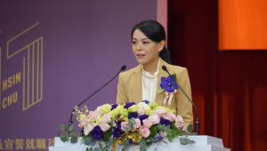 ▲新竹市長高虹安宣布將對選舉期間的媒體訴訟撤告。（圖／記者呂炯昌攝，2022.12.25）