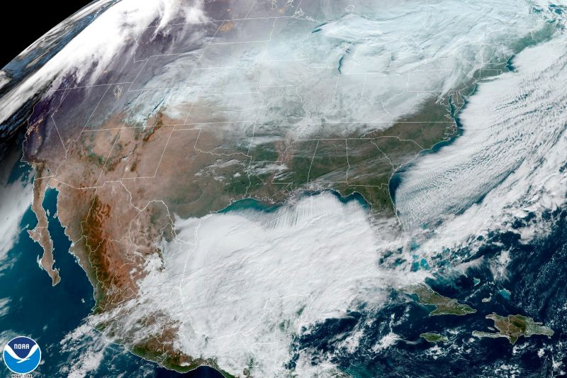 ▲名為「艾略特」（Elliot）的巨大冬季風暴襲向北美，造成嚴重災情。（圖／美聯社／達志影像）