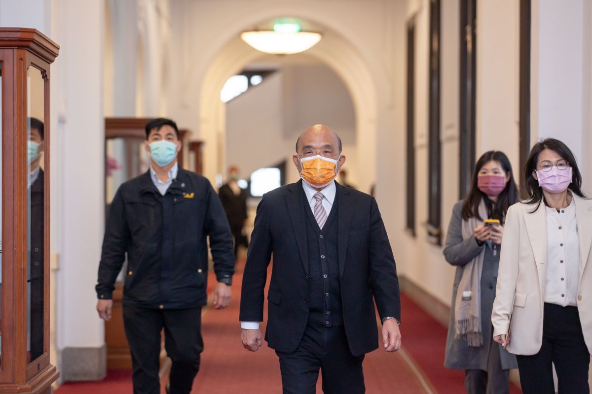 ▲行政院長蘇貞昌引用「袁崇煥死，清兵入關說」的典故，來暗喻自己心情，掀起政壇熱議。（圖／總統府提供）