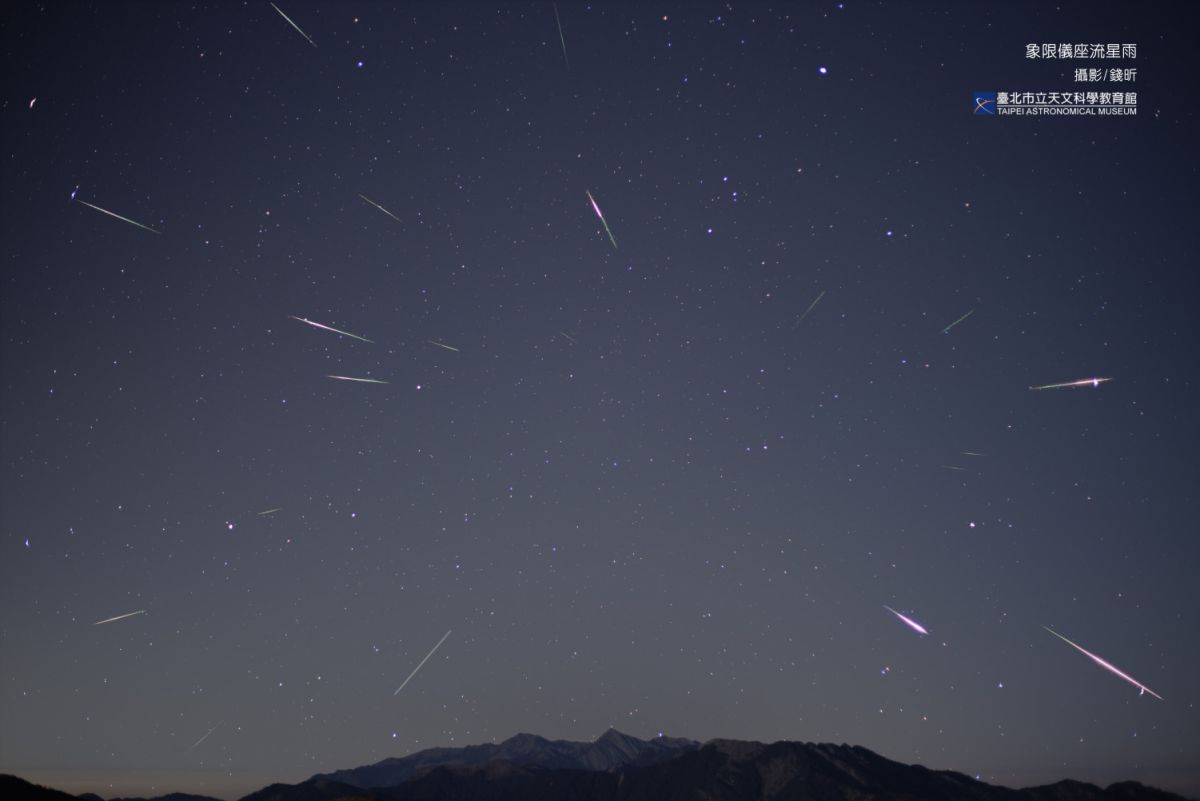 ▲跨年結束的幾天後，年度三大流星群之首的「象限儀座流星雨」也將在下週三（1/4）凌晨達到極大。（圖／台北天文館提供）