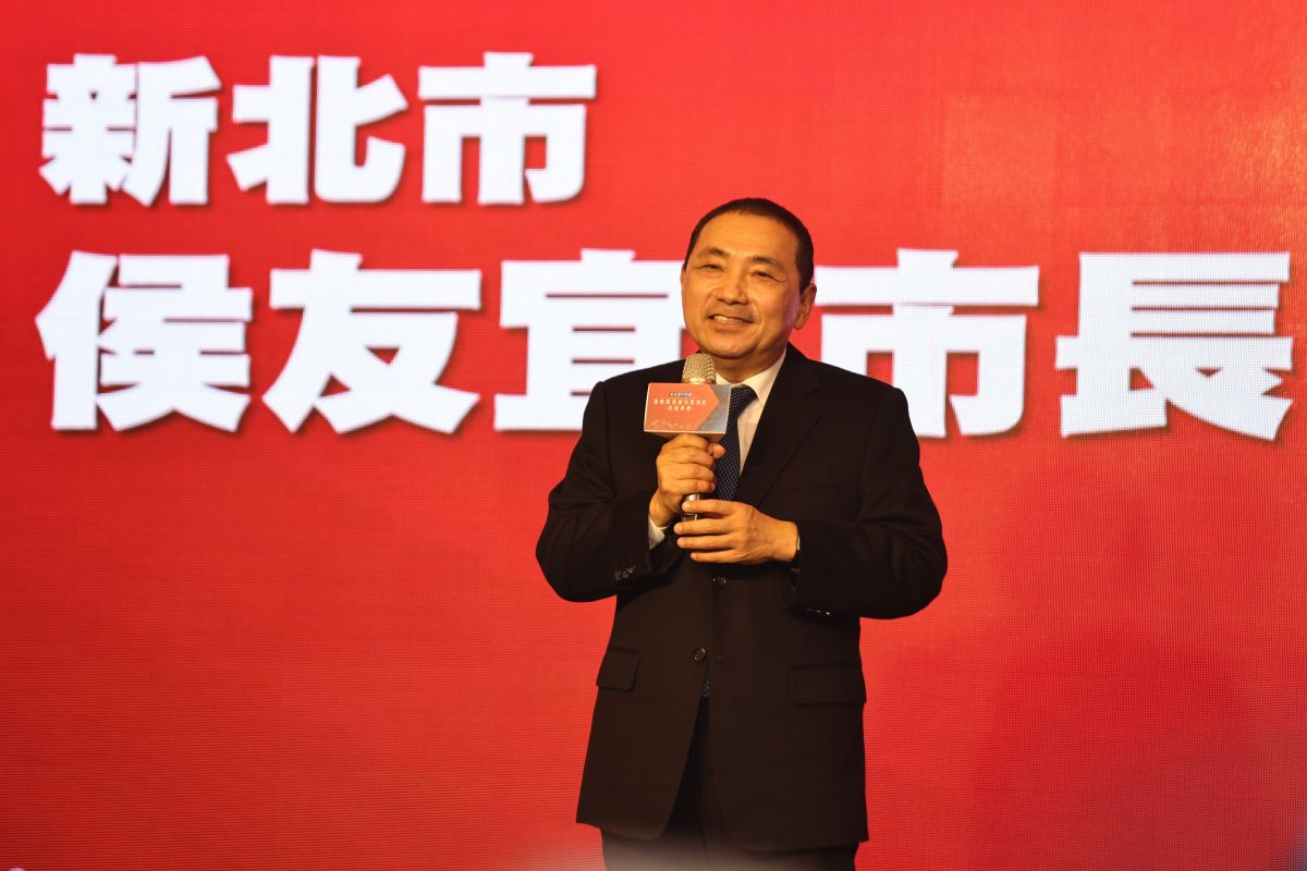 ▲侯友宜的元旦講話首次觸及國家安全層面的議題，外界解讀是為總統大選作暖身。（圖 ／記者吳嘉億攝，2022.12.28）