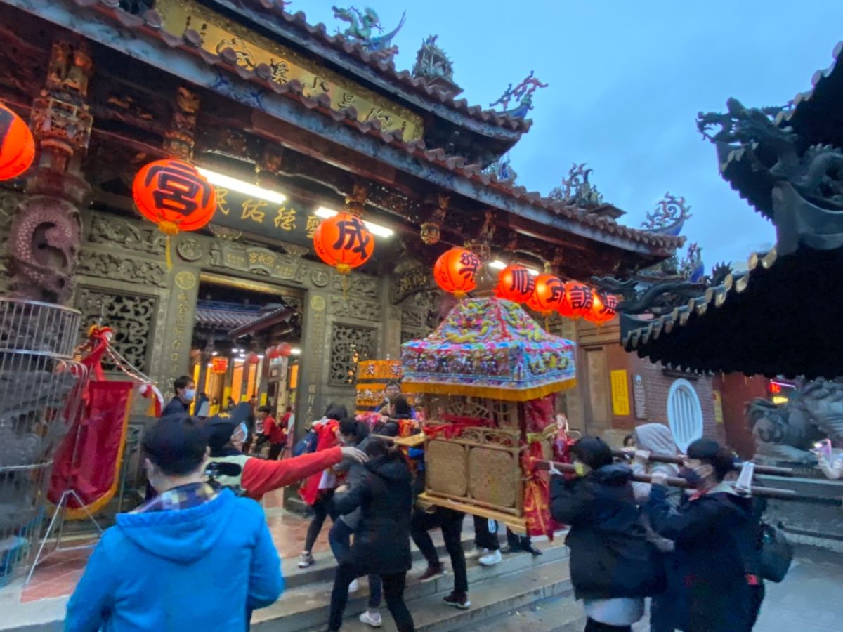 ▲台中寶光宮天上聖母10天9夜遶境，不僅跨海到澎湖，行程走過高雄、台南及北港等地區。（圖／寶光宮提供）