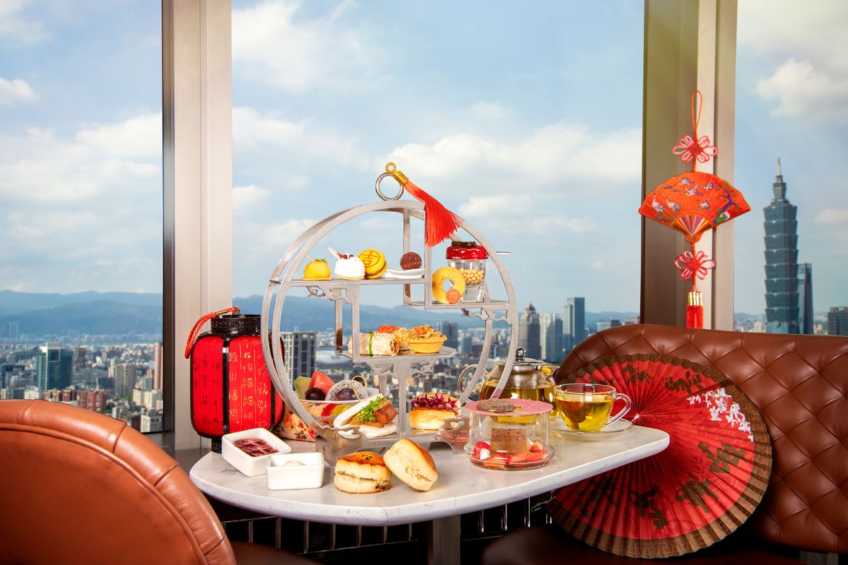 ▲台北遠東香格里拉—馬可波羅酒廊 「玉兔迎春」新春限定下午茶。（圖／品牌提供）