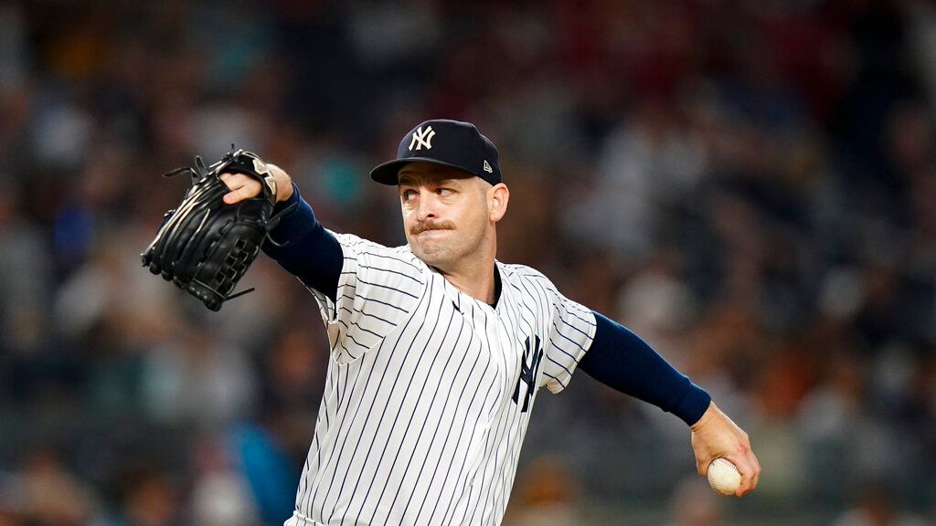 ▲洋基隊後援Lucas Luetge轉戰勇士（圖／美聯社／達志影像）