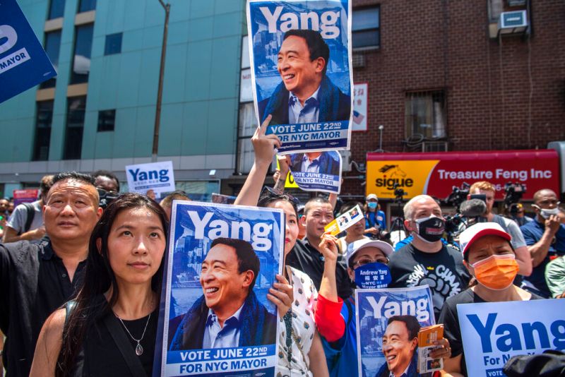 ▲台裔企業家楊安澤走過美國總統候選人參選、紐約市長參選之路,決定成立第三勢力親自創黨。(圖/美聯社/達志影像)