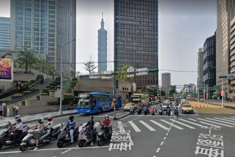 ▲CNN Travel表示「台灣道路交通險象環生」宛如「行人地獄」，而作家「我是小生」也分享個人親身經驗，感嘆行人地獄「實至名歸」。（示意圖／截自Google Map）