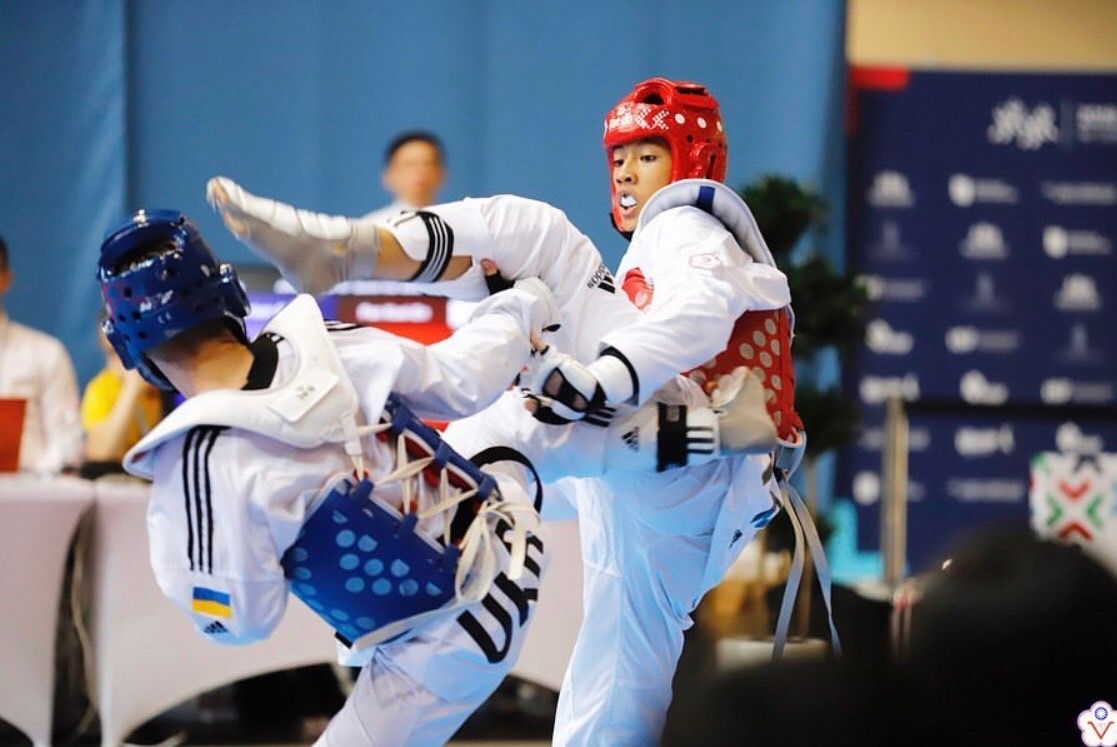 ▲潘奎恩。彰師大跆拳道提供