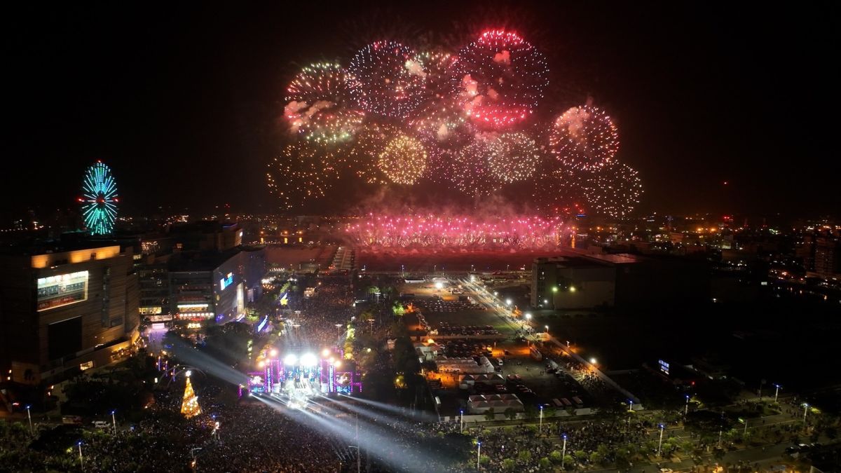 ▲為了迎接新年，昨日晚間台灣各縣市都舉辦了2023跨年晚會，歌手眾星雲集，跨足日韓兩國，話題性十足。（圖／高市府提供）  