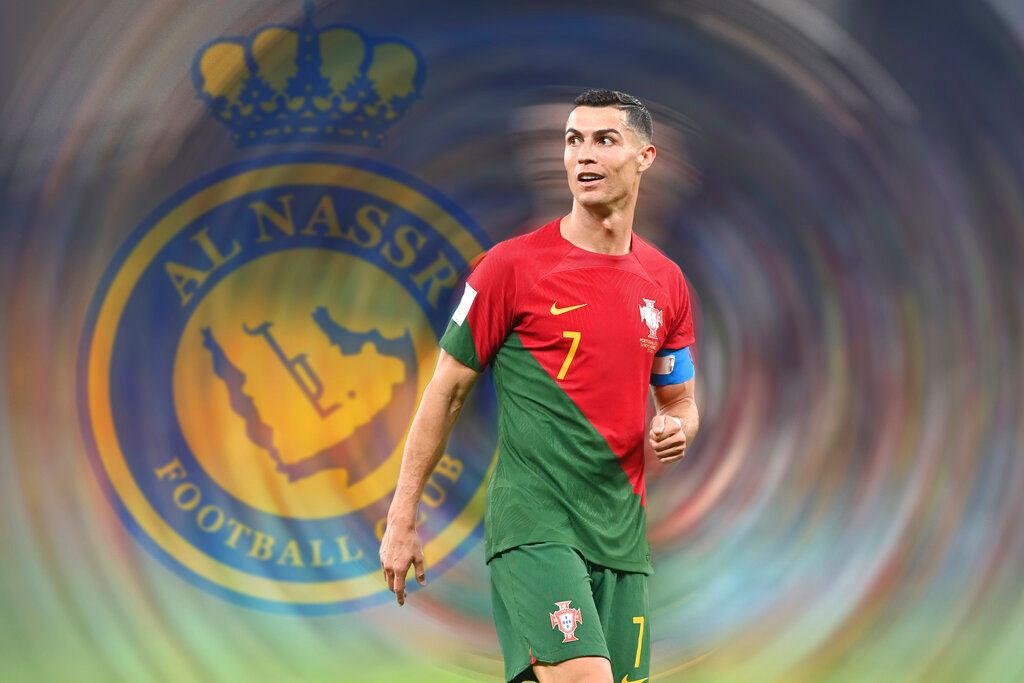 ▲「C羅」Cristiano Ronaldo遭日本媒體追問大谷翔平。（圖／美聯社／達志影像）