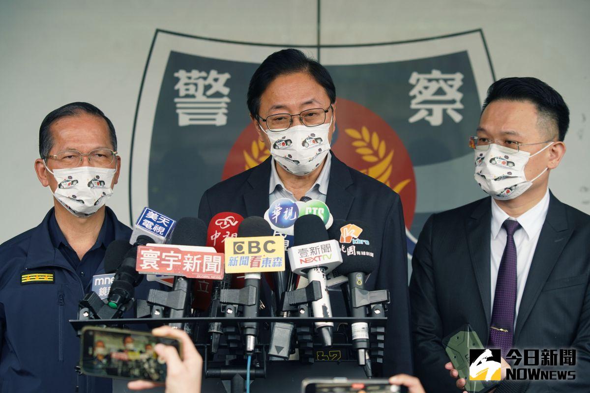 ▲張善政表示，將針對桃園這種治安有影響的一些行業、幫派所賴以維生的一些行業，開始作有系統的整理跟清查，避免幫派火拼。（圖／記者李春台攝，2023.01.03）