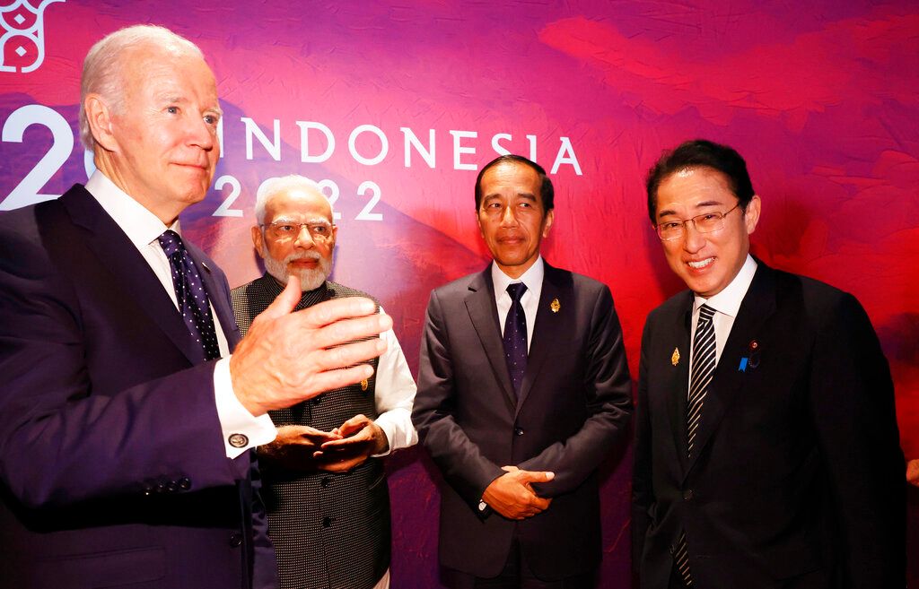 ▲據路透社報導，美國總統拜登將於13日在華府與日相岸田文雄會晤。（美聯社／達志影像）