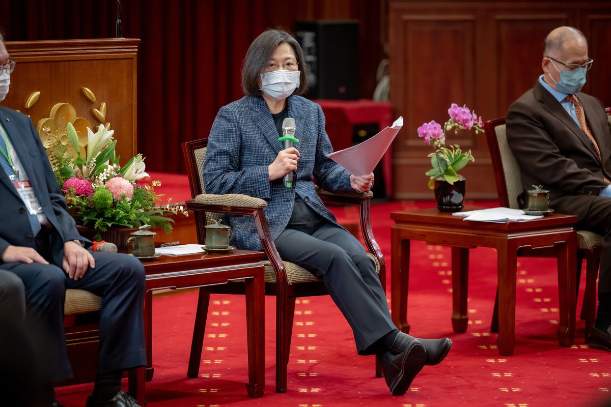 ▲蔡英文呼籲朝野共同支持普發現金6000元。（圖／總統府提供）