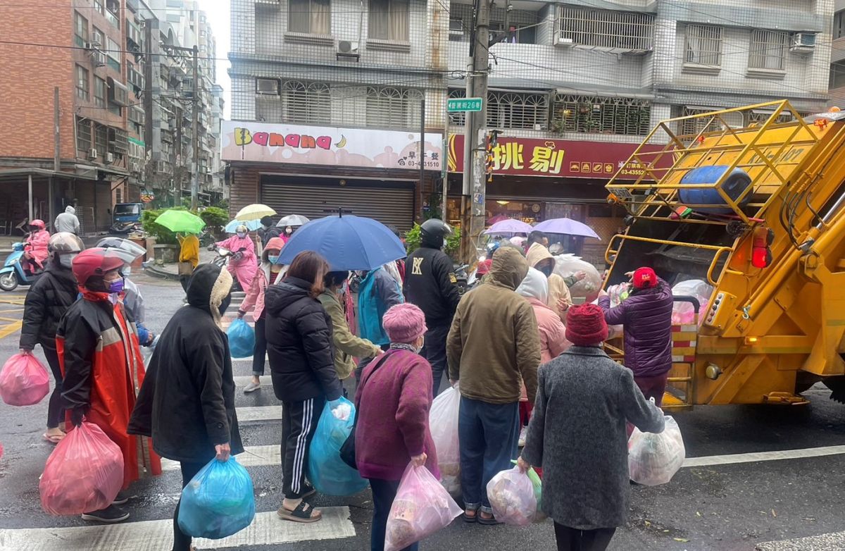 ▲桃園市大年初一到初四停收垃圾，初五（26）日早上開始清運。（圖／桃園市環保局提供）