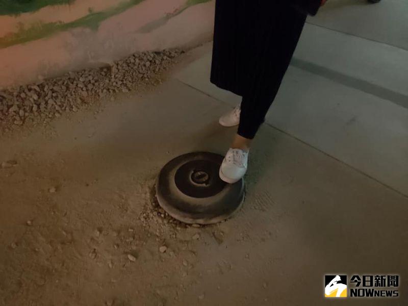 ▲金門地雷主題館展示戰防雷模型。(圖/記者呂炯昌攝)