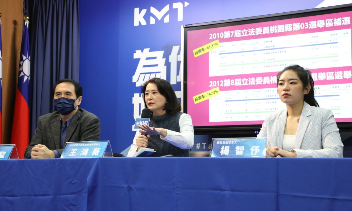 ▲王鴻薇籲支持者出門投票，不要重演投票率低滑鐵盧的事件。（圖／文傳會提供）