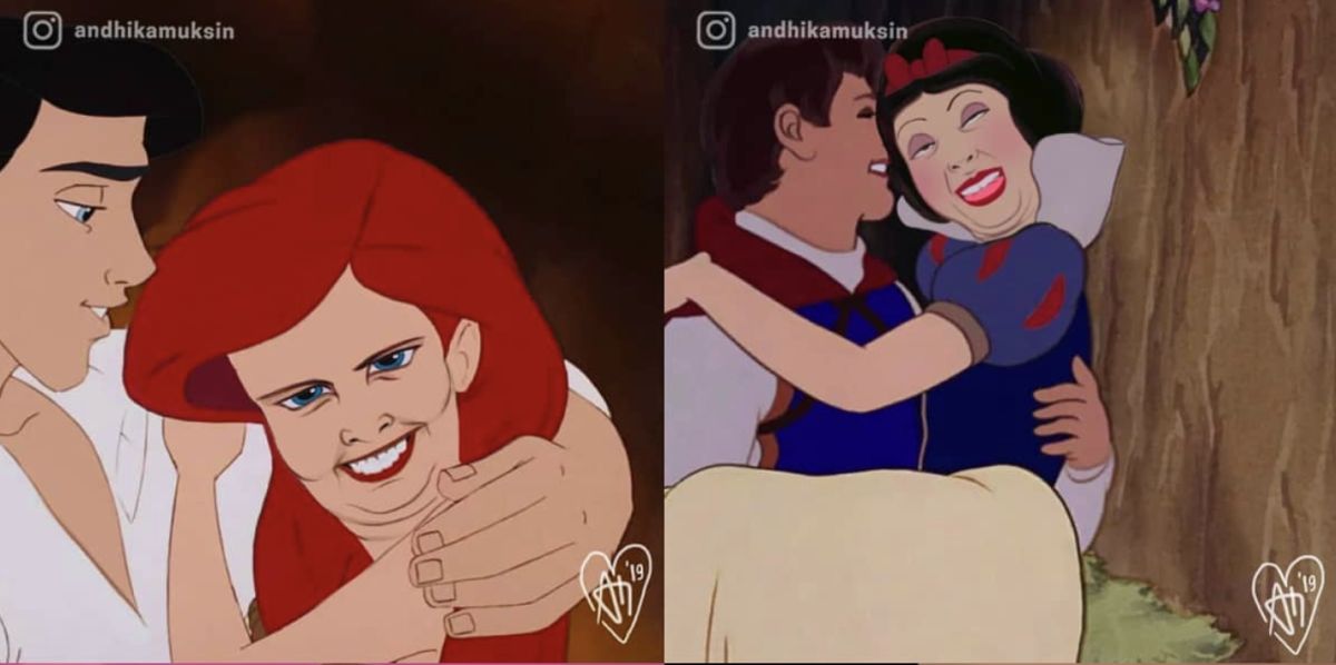 ▲Andhika Muksin的畫作引起熱議。（圖／翻攝自Instagram）