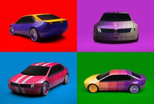 BMW採用元太技術　創造可多色變換車體表面概念車
