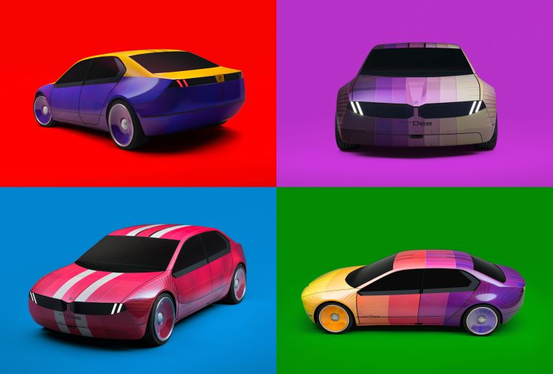 ▲國際頂級汽車品牌BMW採用了E Ink Prism™ 3技術，創造出可多色變換車體表面的新款概念車。（圖／元太科技提供）