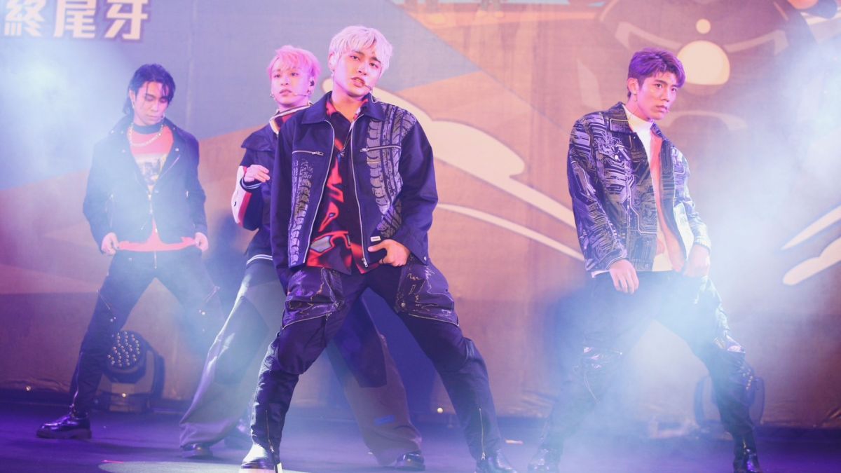 ▲火星「FEniX」降臨橘子集團尾牙，為現場帶來帥氣十足的表演。（圖／記者陳雅蘭攝影）