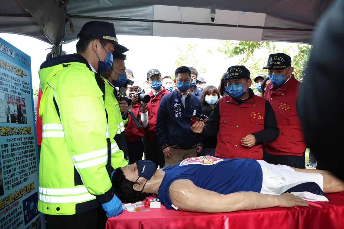 ▲侯友宜出席首座機能型防災公園啟用，對新北超徵75億餘元，表示近年收支短絀，會考量財源運用，讓民眾有感。（圖 ／記者吳嘉億攝，2023.01.07）