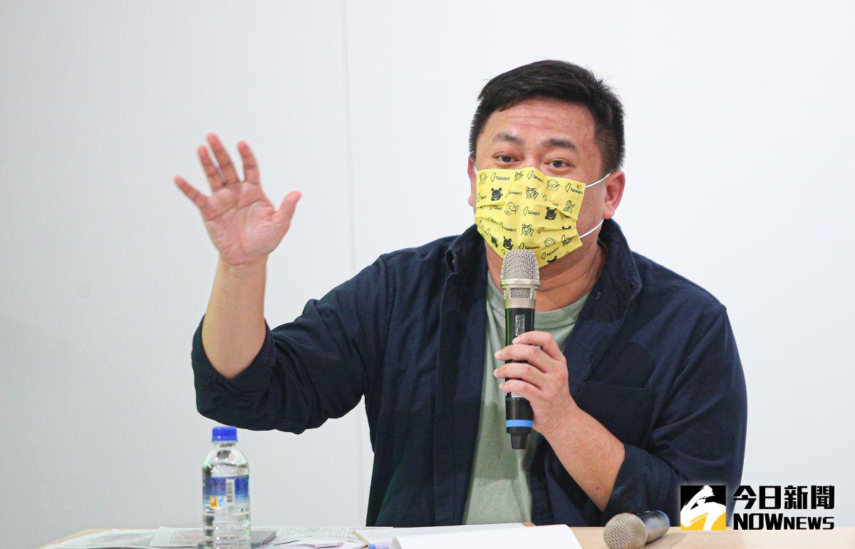 ▲洪申翰表示，希望這次「性別平等事務部」不只是部門的改名而已，而是要在黨內納入更多多元性別、性別平等的工作。（圖／記者葉政勳攝）