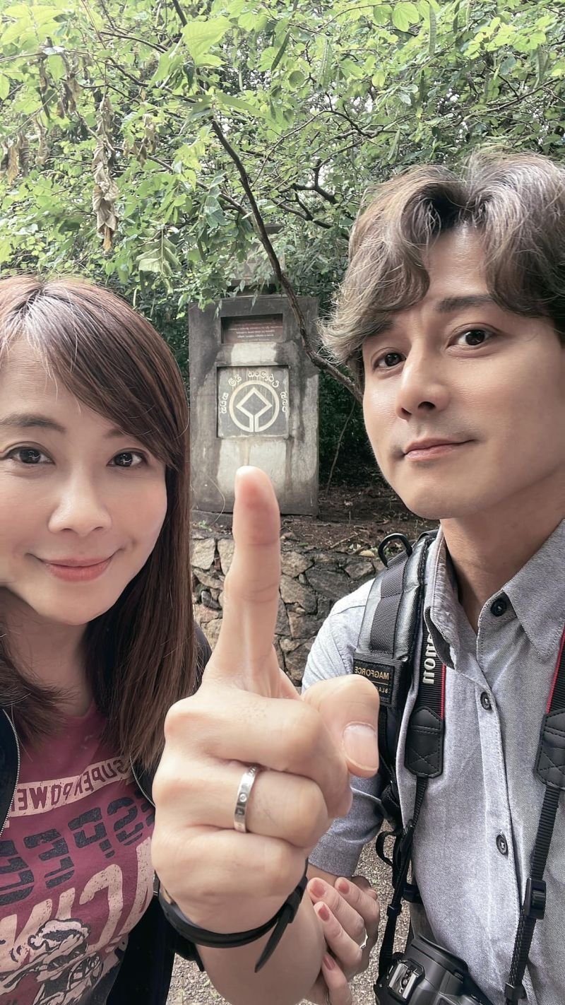▲▼秦綾謙和廖科溢不受流言影響，新婚喜悅藏不住。（圖／翻攝自廖科溢臉書）