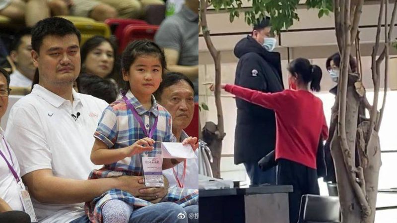 ▲姚明女兒姚沁蕾，才12歲就擁有190公分以上的身高，迅速衝上微博熱搜。（圖／翻攝搜狐娛樂微博）