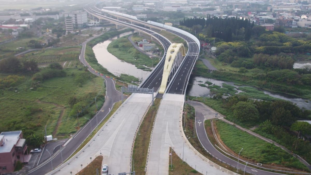 ▲國道2號大園交流道至台15線新闢高速公路於今（9）日下午3點正式通車。（圖／高公局提供）