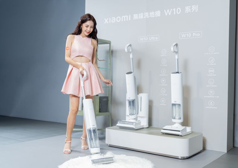 ▲小米推出新款清潔家電Xiaomi 高溫無線洗地機 W10 Ultra，提供吸塵、拖地與清洗滾刷三合一清潔功能，年貨節可再享優惠。(圖／官方提供)