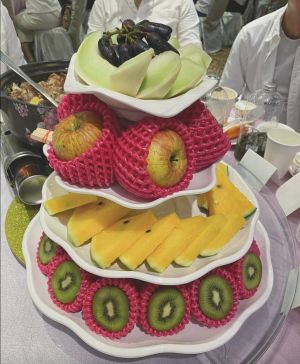 ▲▼KIMIKO分享2年前在屏東辦婚宴的霸氣菜色。（圖／翻攝自KIMIKO臉書）