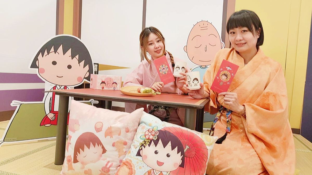 ▲「小丸子客廳立體造景」原汁原味還原小丸子家客廳的擺設。（圖／義享時尚廣場提供）