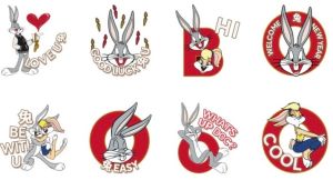 ▲免費貼圖「LOONEY TUNES × BOSS 期間限定貼圖」。（圖／LINE）